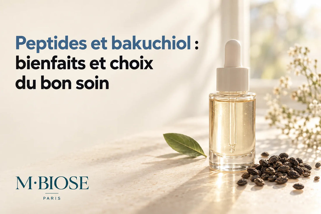 Peptides et bakuchiol : bienfaits et choix du bon soin