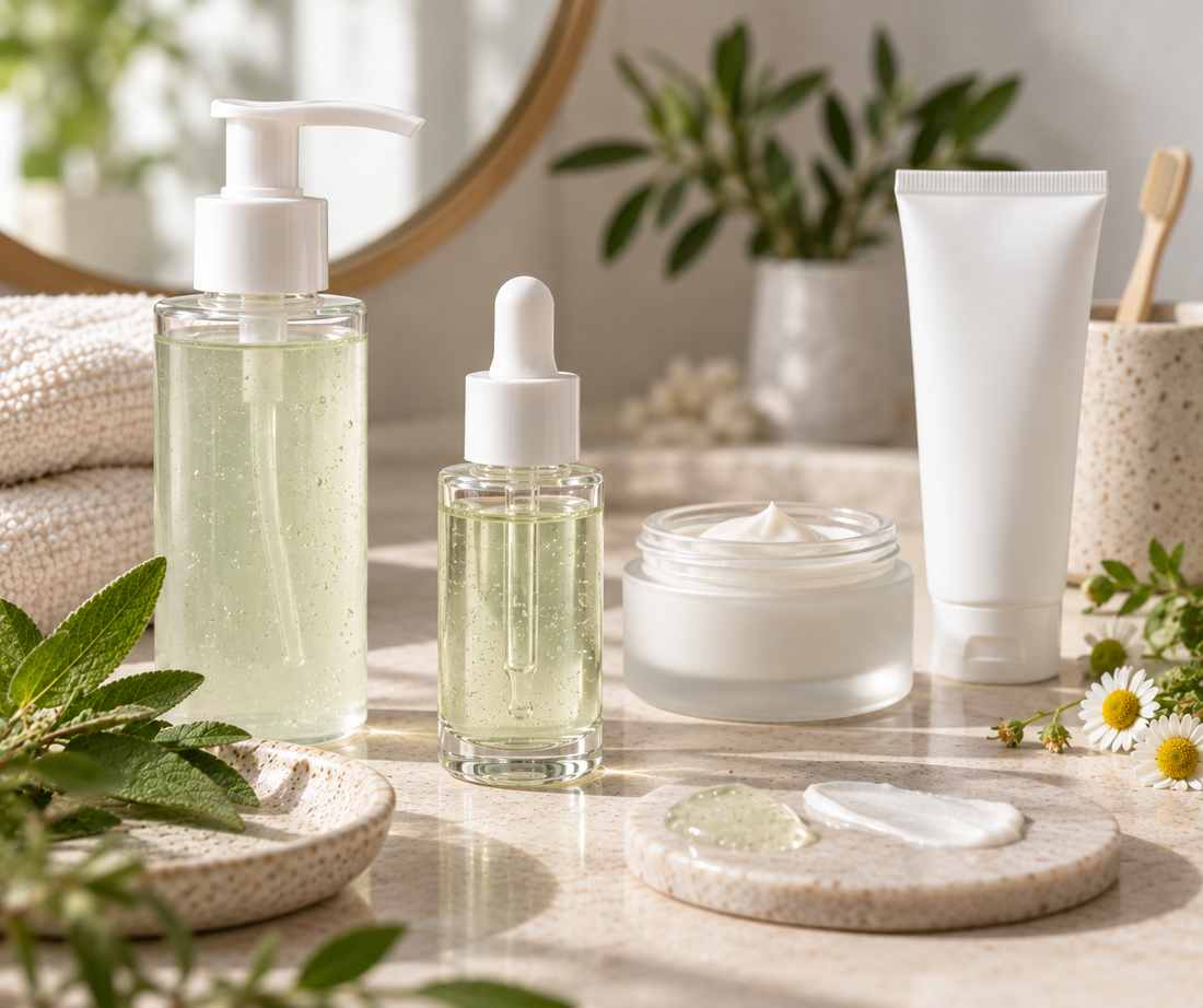 Routine peau sensible et acnéique