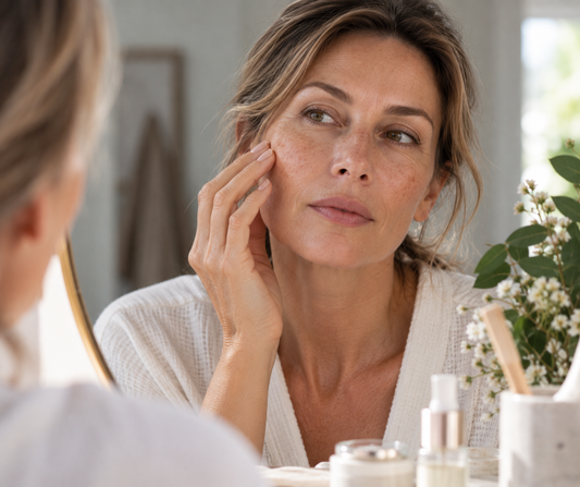 Taches brunes ménopause : comment les atténuer sur le visage